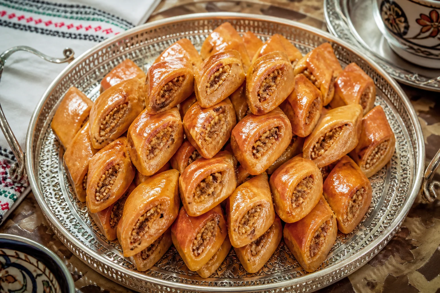 Makrout algérien aux amandes et au miel