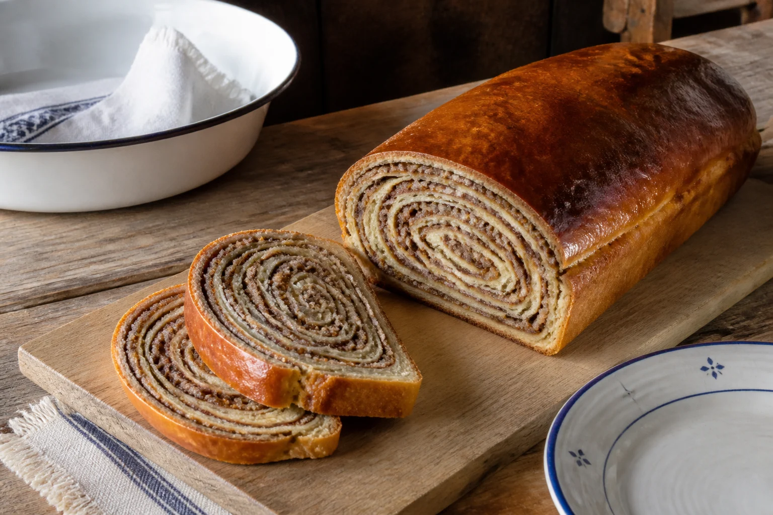 Povitica croate, brioche roulée aux noix